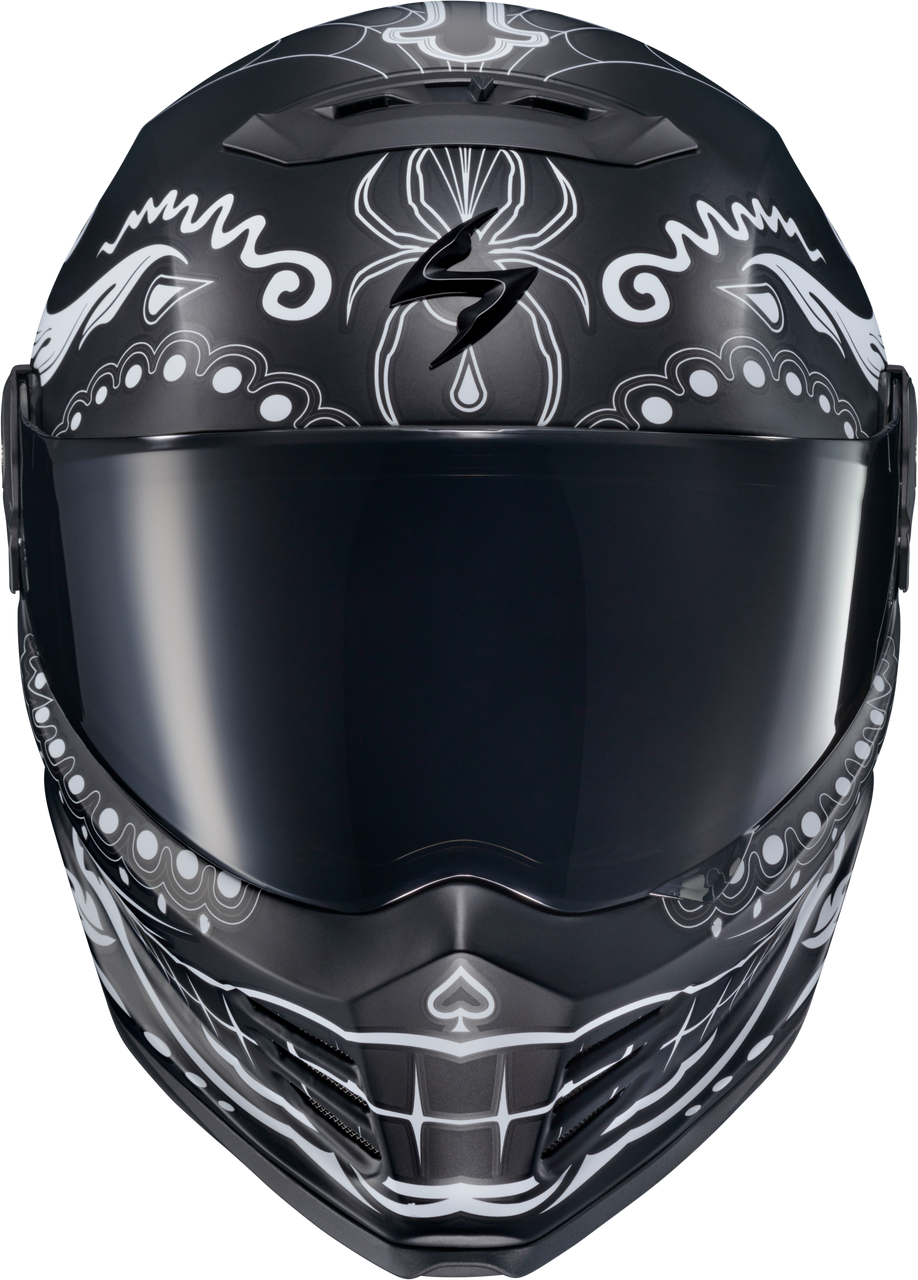 Scorpion EXO #CFX-1207 - Covert FX Full Face Helmet EL Malo White/Matte Black 2X
