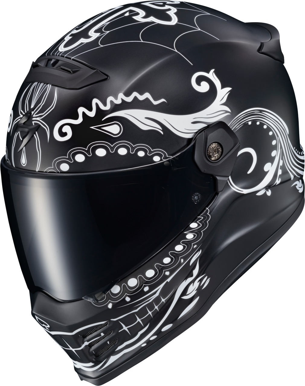 Scorpion EXO #CFX-1206 - Covert FX Full Face Helmet EL Malo White/Matte Black XL