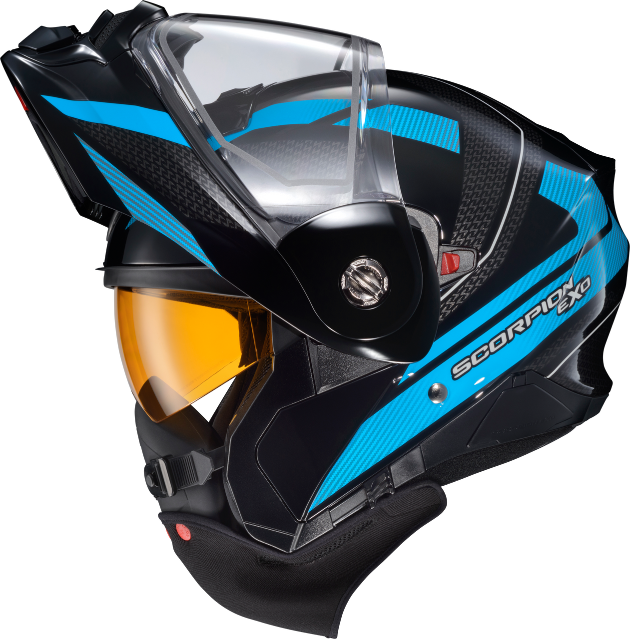 Scorpion EXO #96-1185-EC - Exo-at960 Cold Weather Helmet Hicks Light Blue LG (electric)