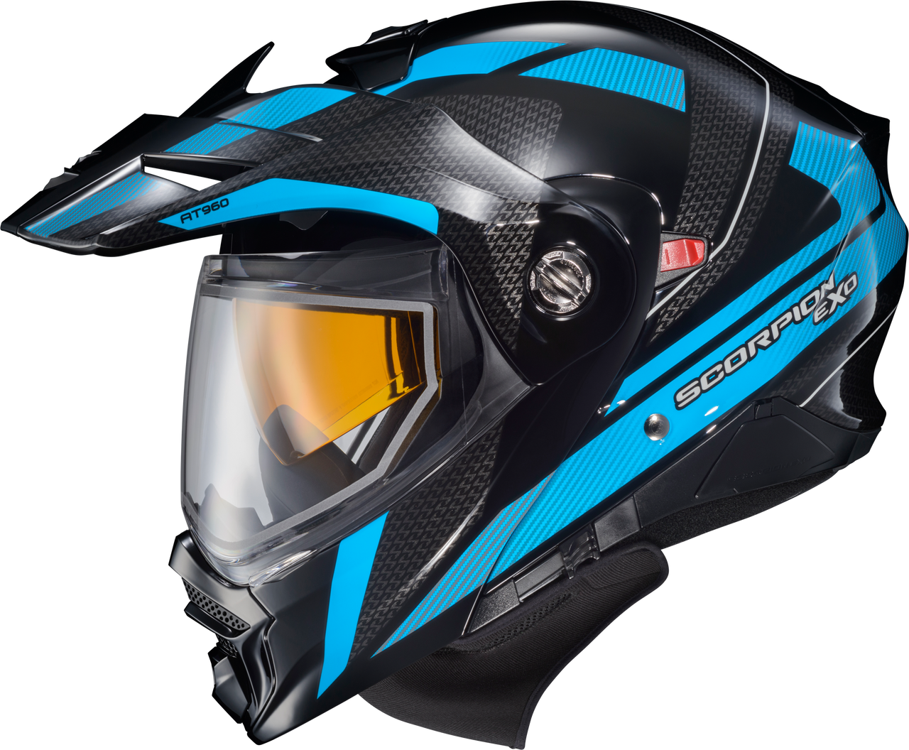 Scorpion EXO #96-1183-EC - Exo-at960 Cold Weather Helmet Hicks Light Blue SM (electric)