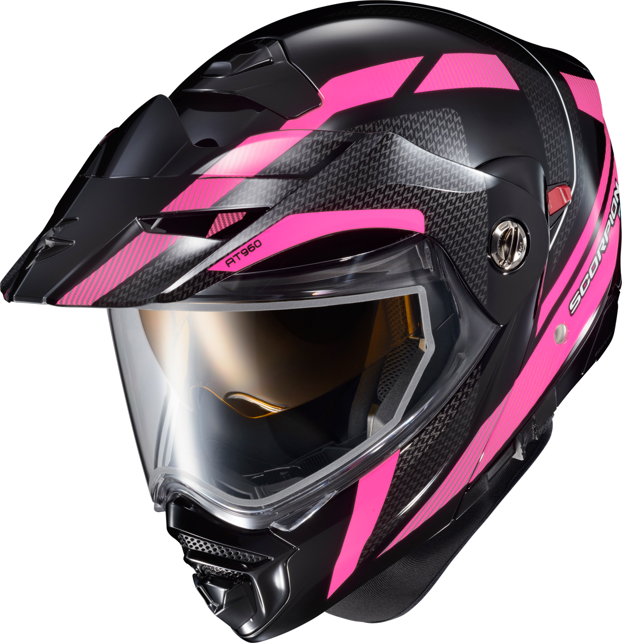 Scorpion EXO #96-1177-EC - Exo-at960 Cold Weather Helmet Hicks Pink 2X (electric)