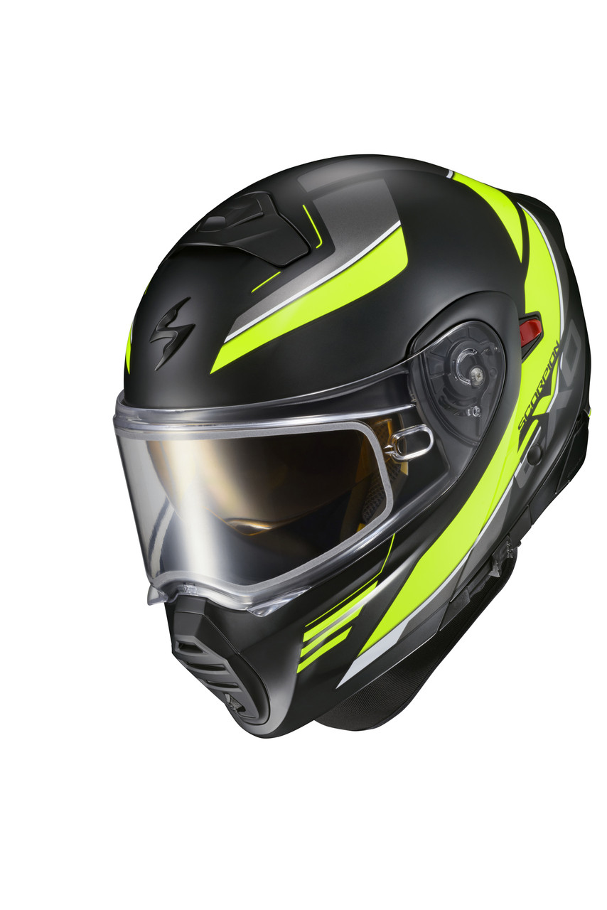 Scorpion EXO #93-1037-SD - Exo-gt930 Cold Weather Helmet Modulus Hi-vis 2X (dual Pane)