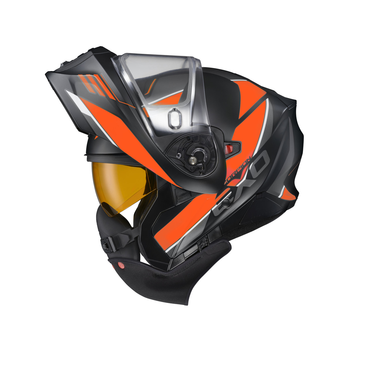 Scorpion EXO #93-1044-SD - Exo-gt930 Cold Weather Helmet Modulus Orange MD (dual Pane)