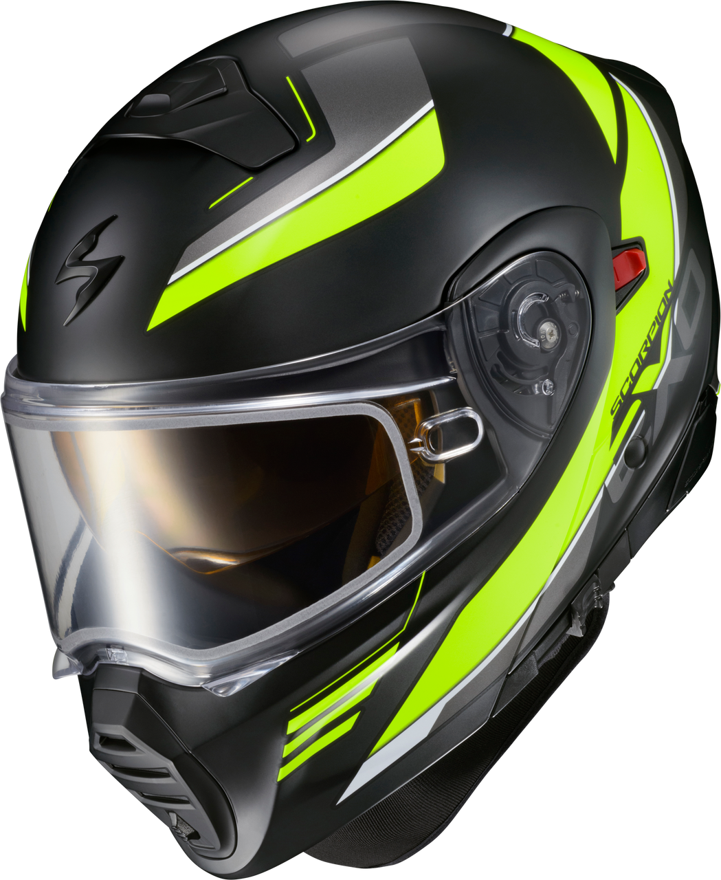 Scorpion EXO #93-1034-EC - Exo-gt930 Cold Weather Helmet Modulus Hi-vis MD (electric)