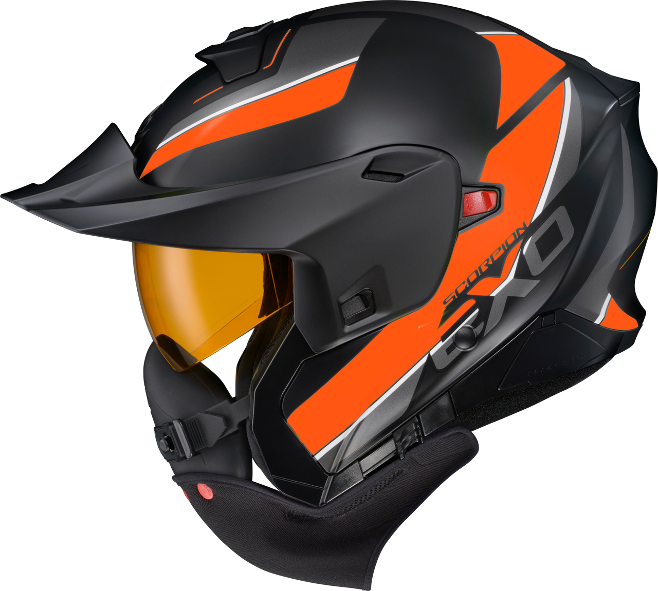 Scorpion EXO #93-1043-EC - Exo-gt930 Cold Weather Helmet Modulus Orange SM (electric)