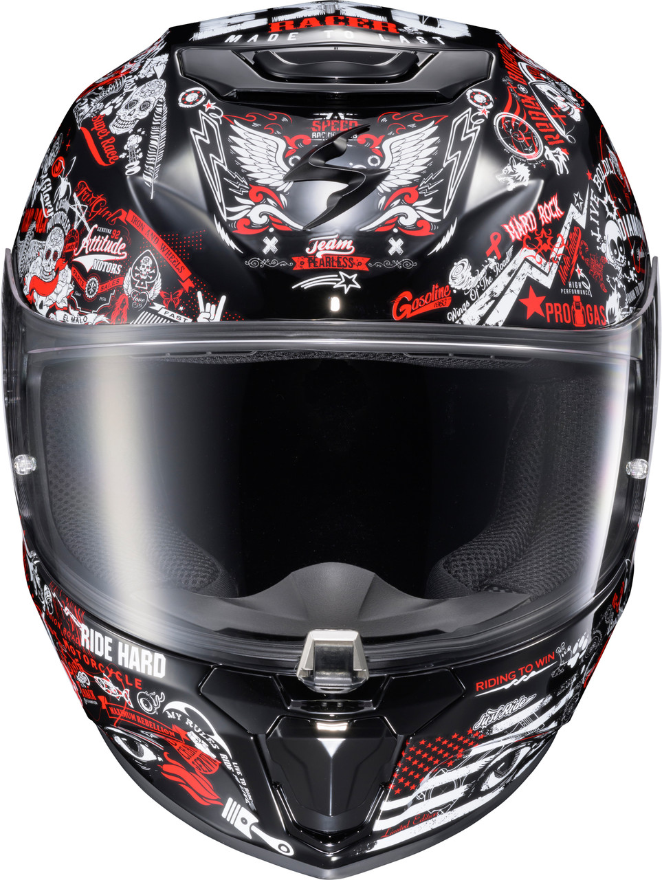 Scorpion EXO #33-2315 - Exo-r330 Full Face Helmet Shake 2 RED LG
