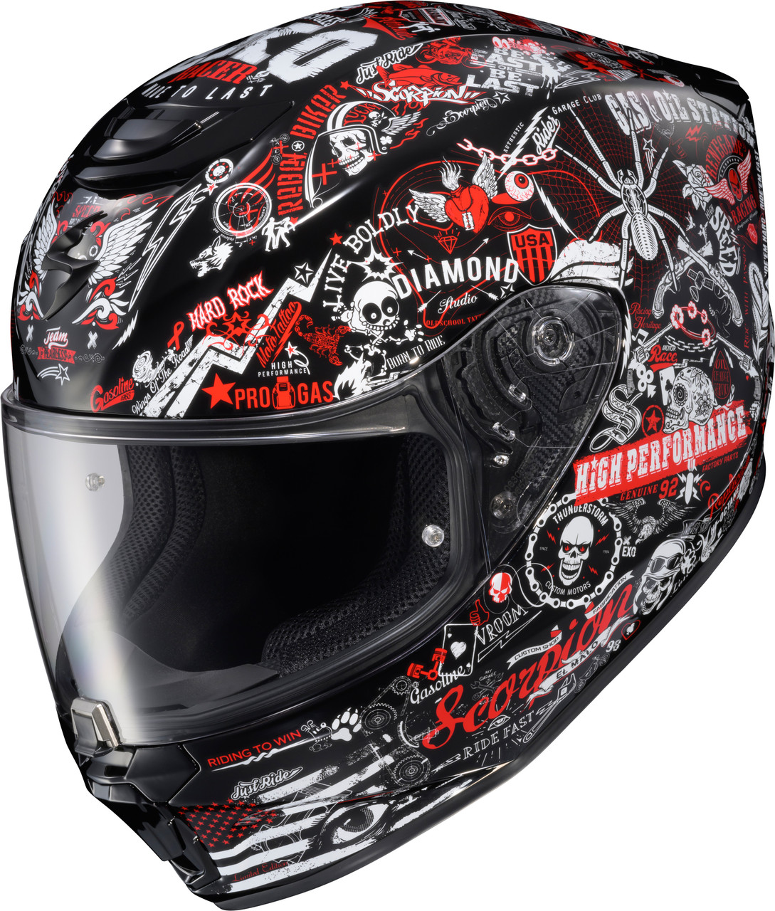 Scorpion EXO #33-2316 - Exo-r330 Full Face Helmet Shake 2 RED XL
