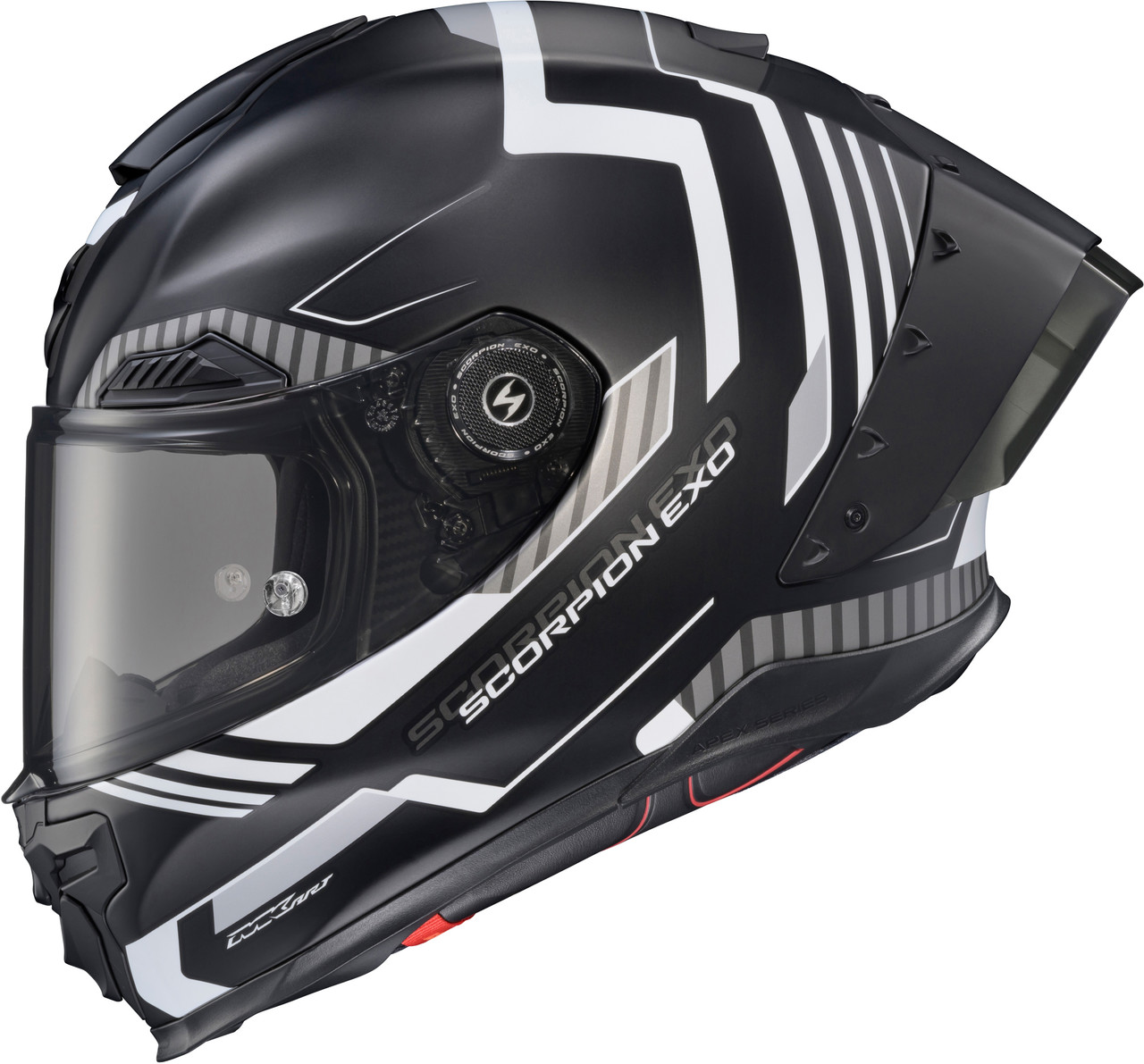 Scorpion EXO #WAR-3544 - Apex Exo-warp Full Face Helmet Atarax Black/White MD