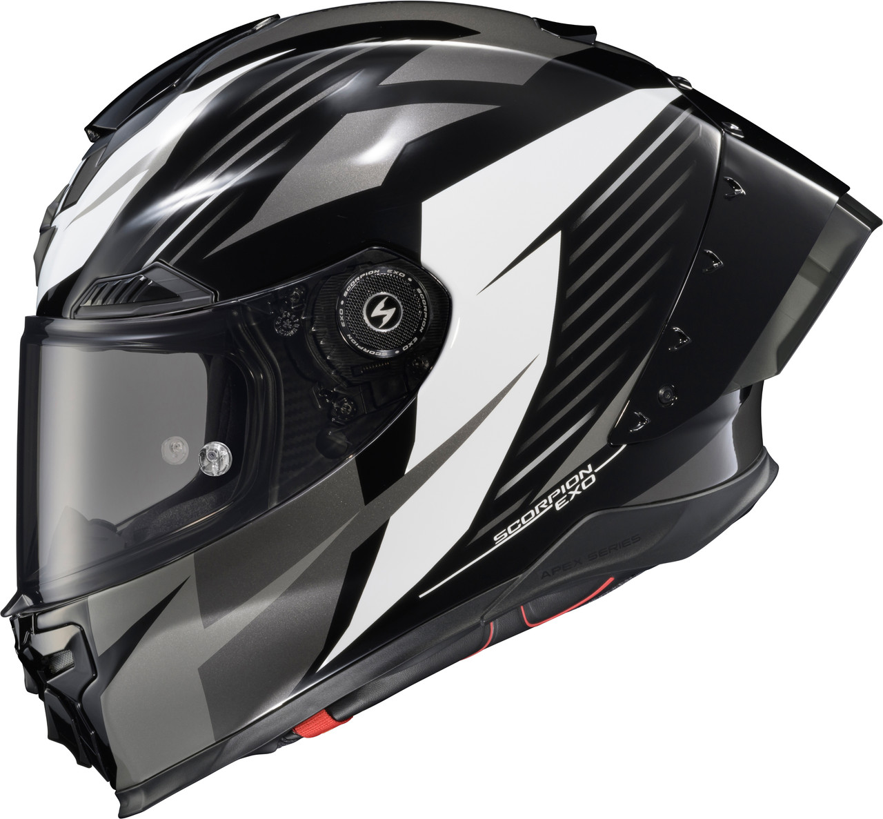 Scorpion EXO #WAR-3834 - Apex Exo-warp Full Face Helmet Dilithium Phantom MD