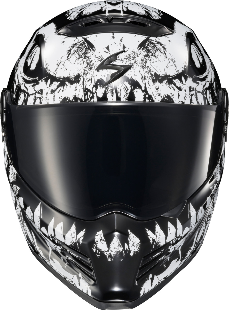 Scorpion EXO #CFX-2304 - Covert FX Full Face Helmet Caiman Gloss Black MD
