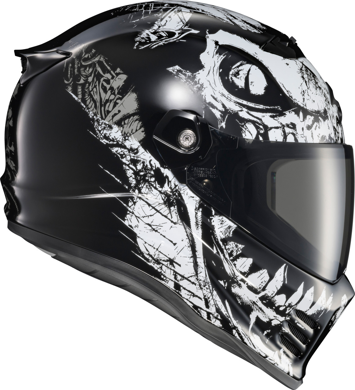 Scorpion EXO #CFX-2303 - Covert FX Full Face Helmet Caiman Gloss Black SM
