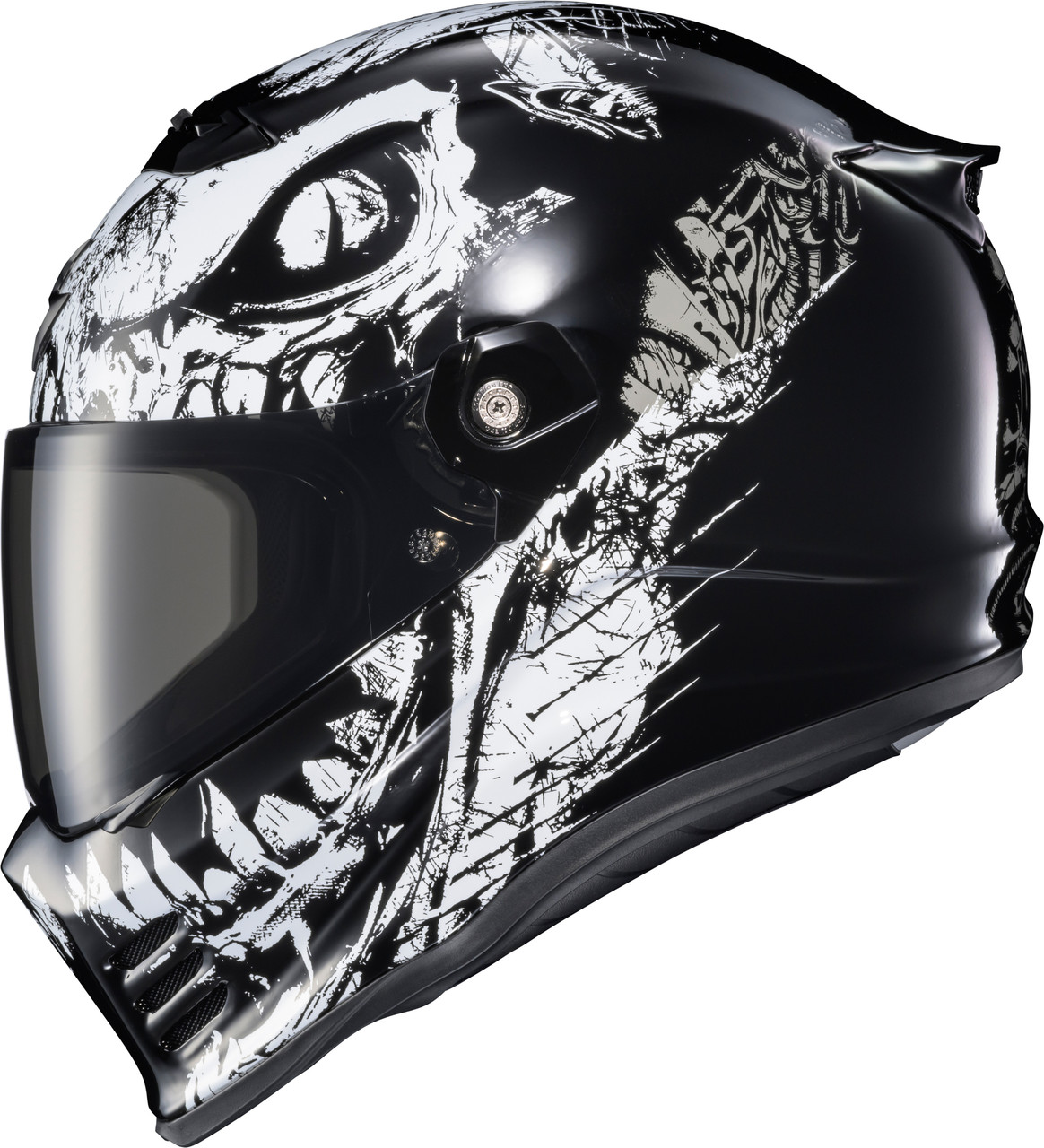 Scorpion EXO #CFX-2306 - Covert FX Full Face Helmet Caiman Gloss Black XL
