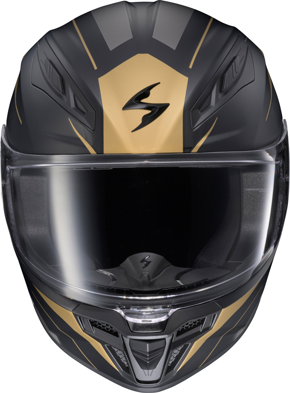 Scorpion EXO #43-3146 - Exo-r430 Full Face Helmet Cutlass Black/Gold XL