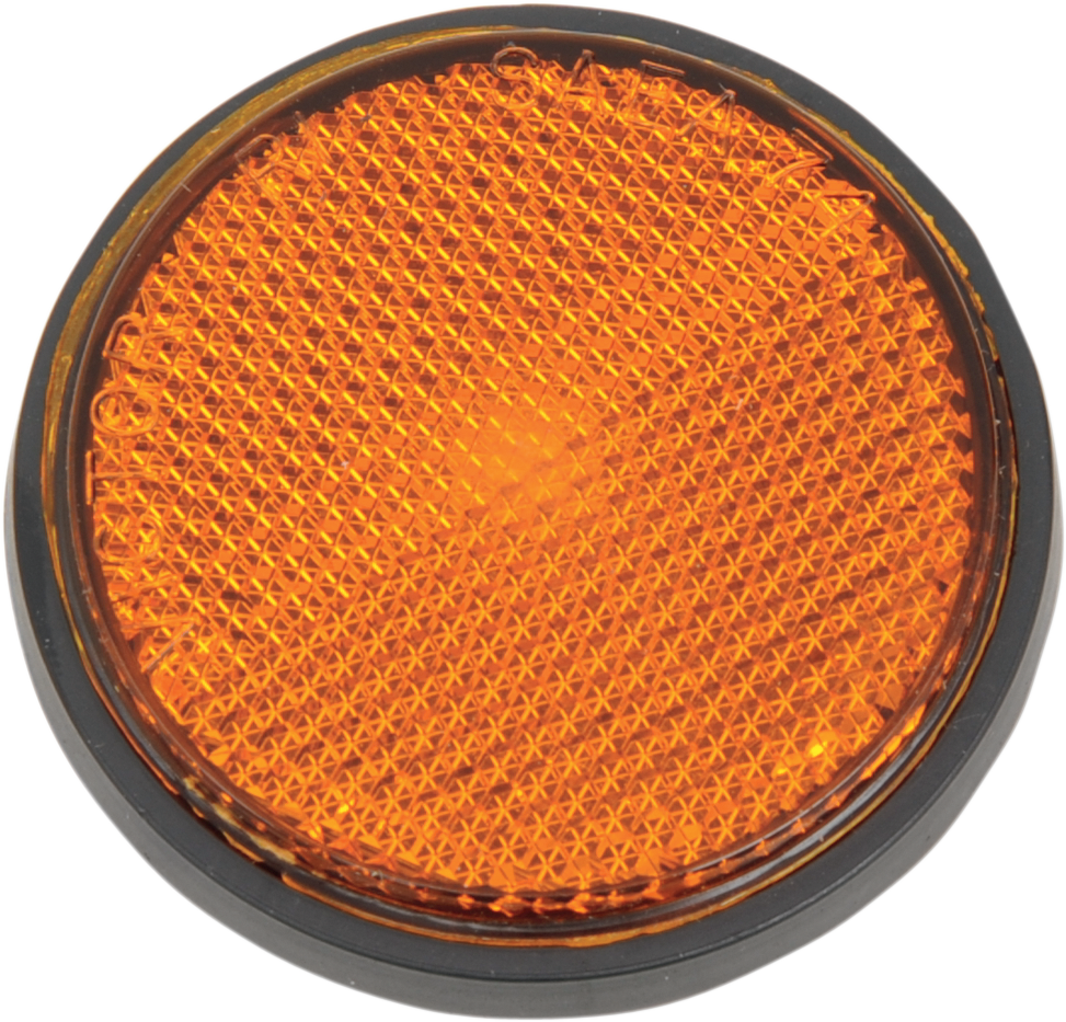 Reflector - Adhesive Back - Amber