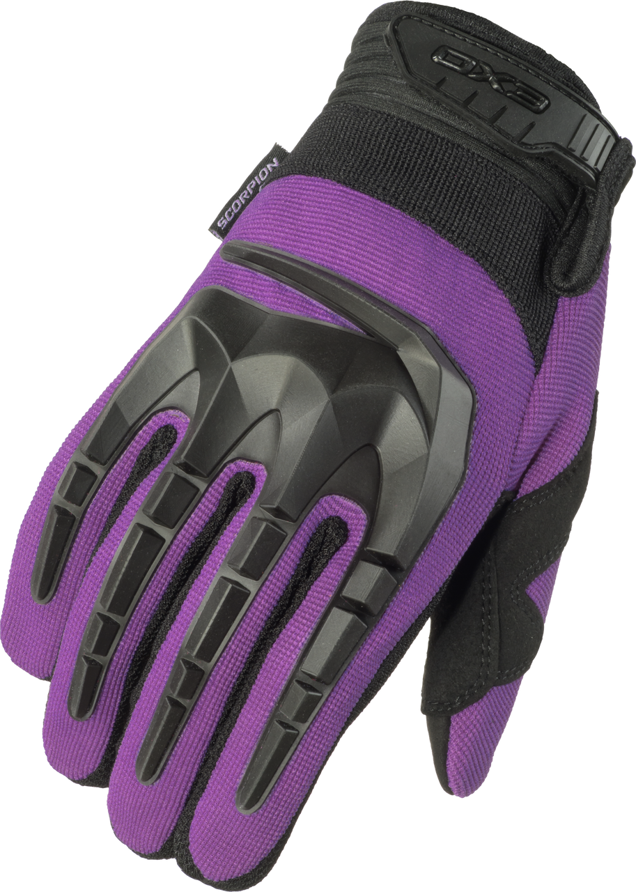 Scorpion EXO #G64-525 - Womens Skrub II Gloves Purple LG
