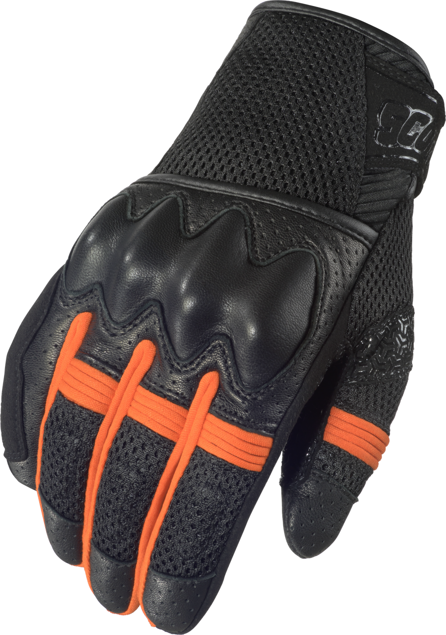 Scorpion EXO #G67-967 - Cool Hand PRO Gloves Black/Orange 2X