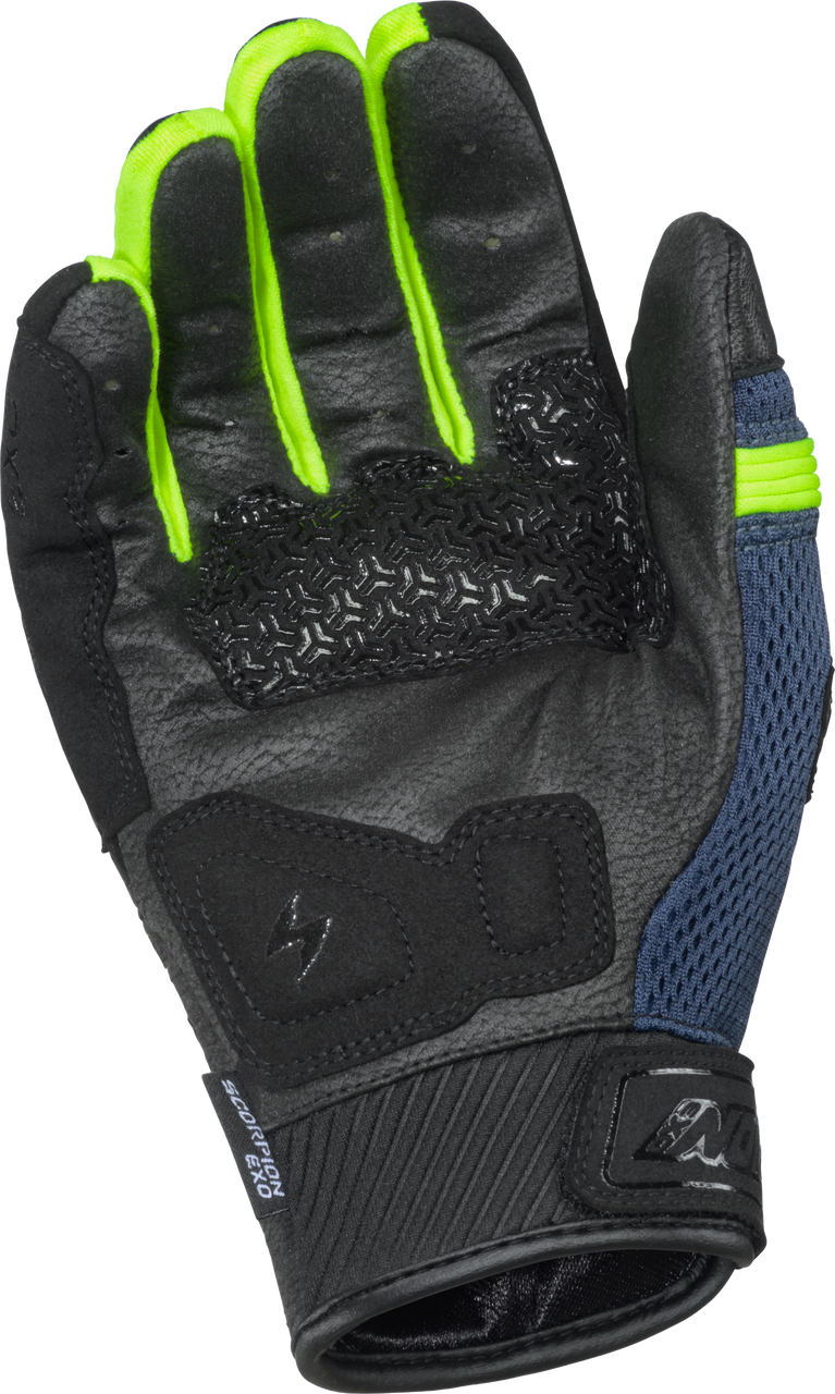 Scorpion EXO #G68-965 - Cool Hand PRO Gloves Dark Blue/Hi-viz LG