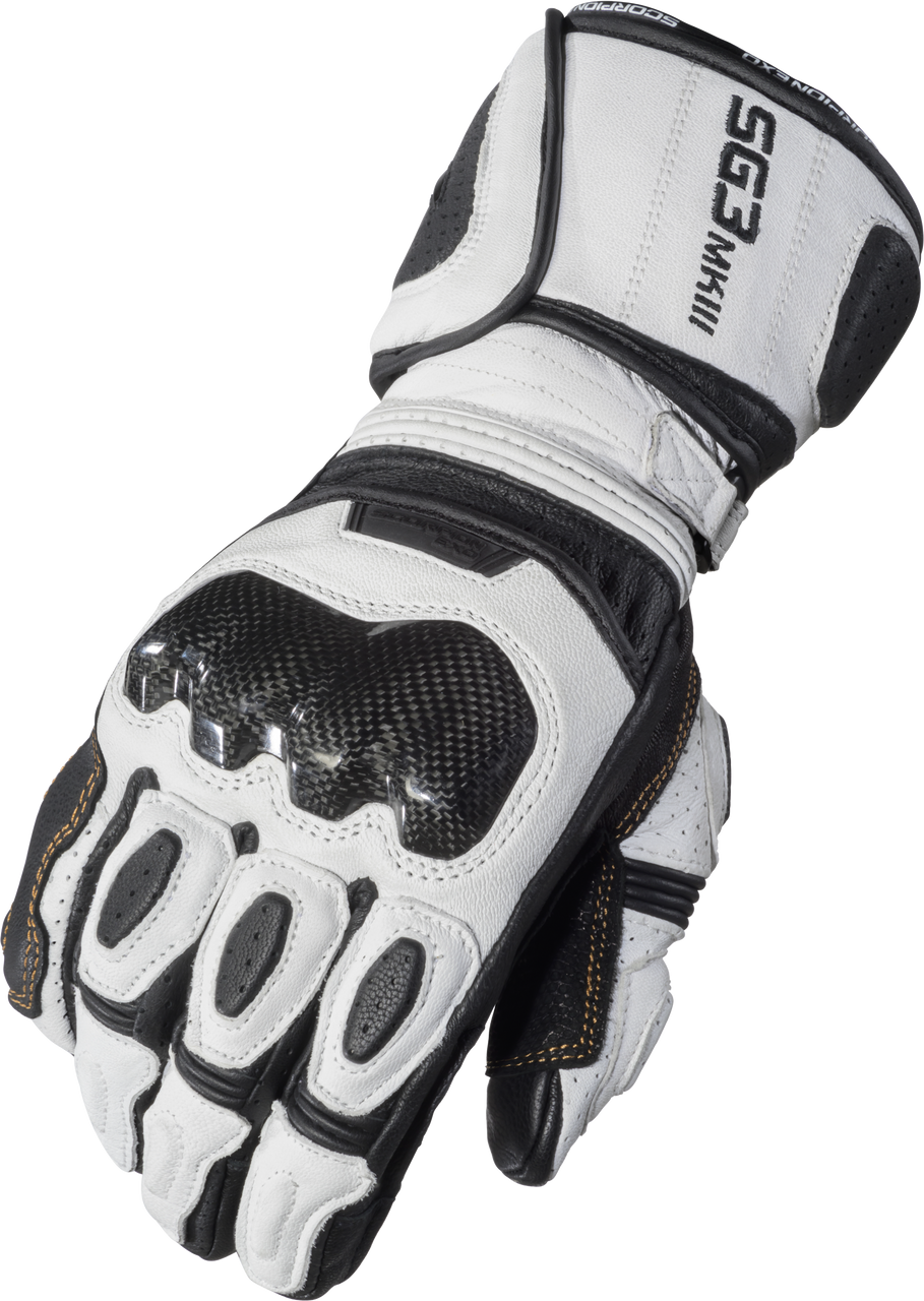 Scorpion EXO #G30-147 - SG3 MK III Gloves White/Black 2X