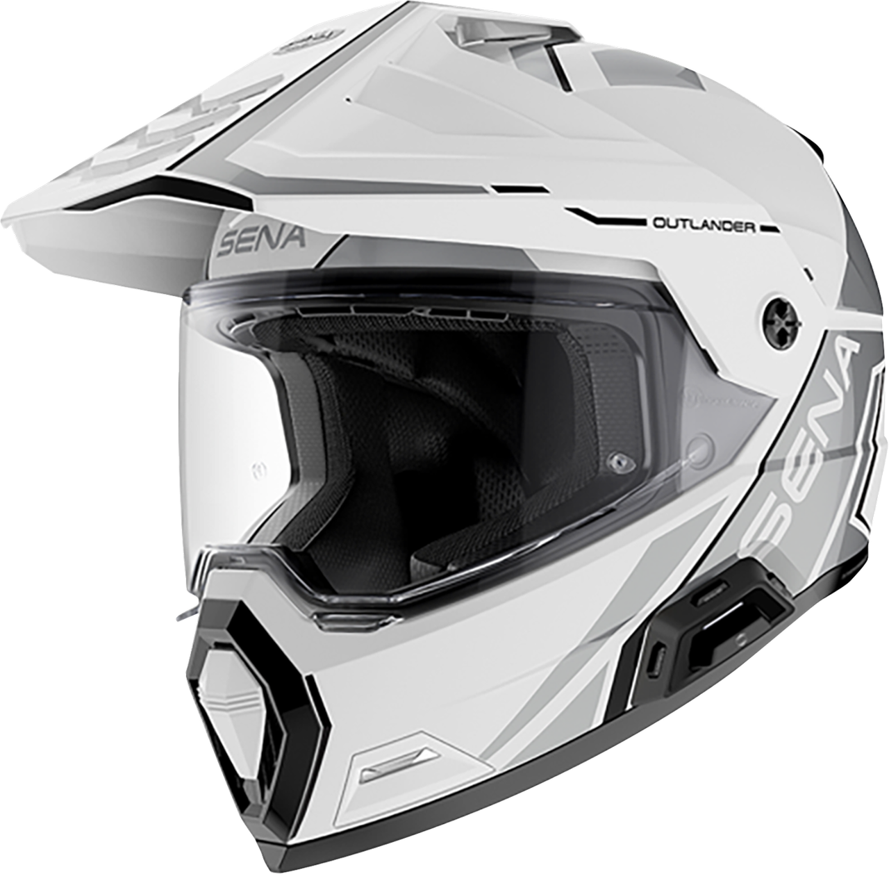 Sena #OUTLANDER-GWXXL1 - Outlander Helmet - Gloss White - 2XL