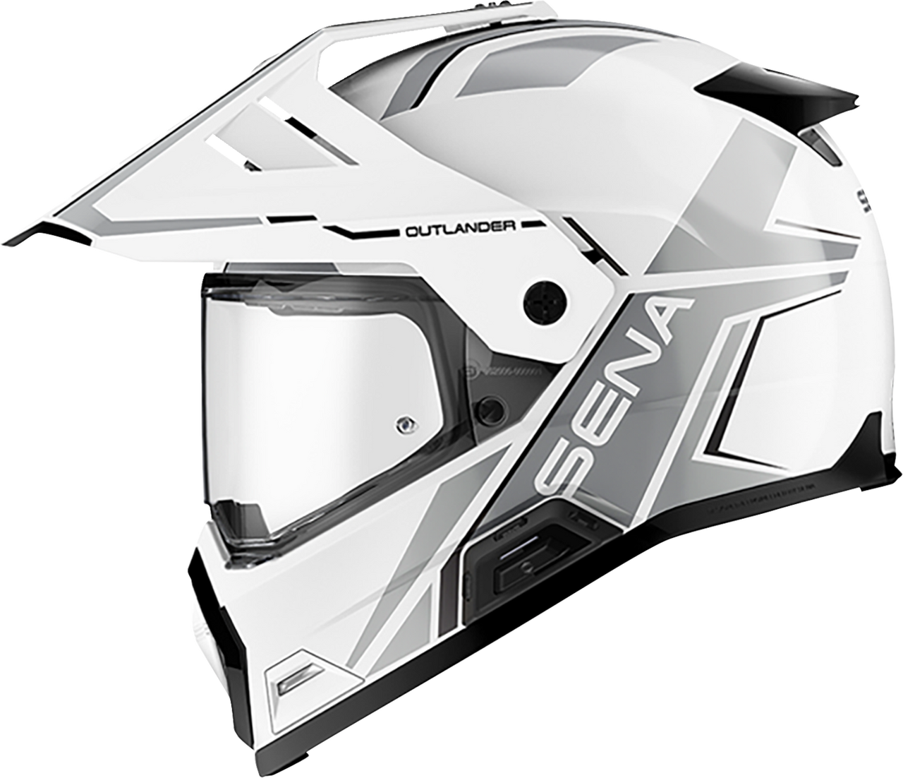 Sena #OUTLANDER-GW00L1 - Outlander Helmet - Gloss White - Large