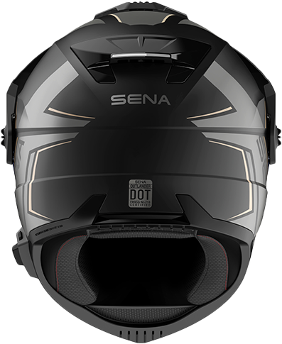 Sena #OUTLANDER-MBXXL1 - Outlander Smart DS Helmet Matte Black 2X