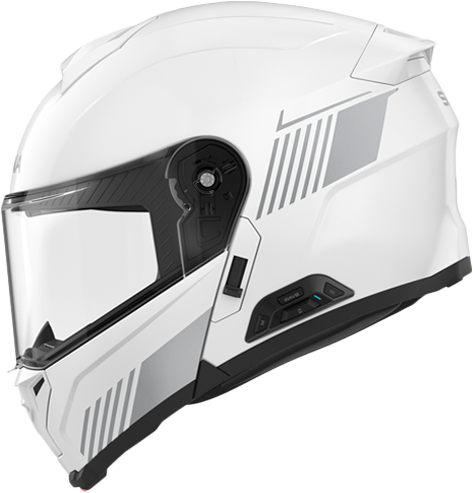 Sena #SPECTER-GWXXL1 - Specter Smart Flip UP Helmet White 2X