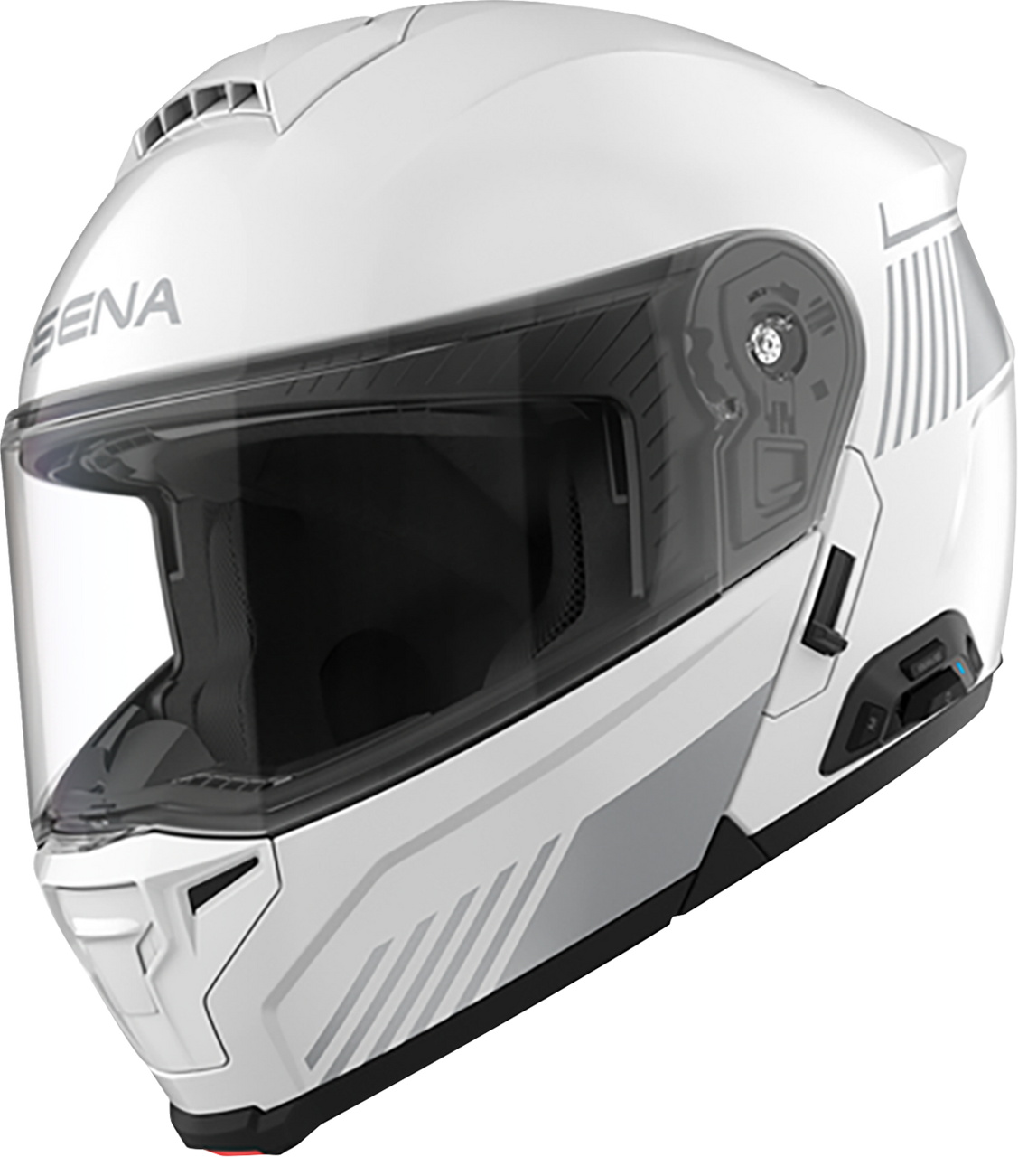 Sena #SPECTER-GW00S1 - Specter Modular Helmet - Solid - Gloss White - Small