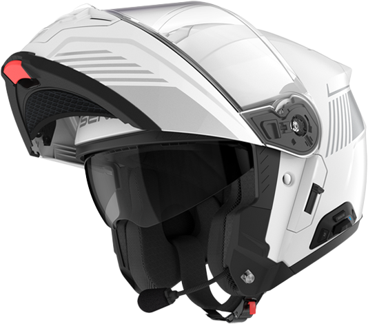 Sena #SPECTER-GW0XL1 - Specter Smart Flip UP Helmet White XL
