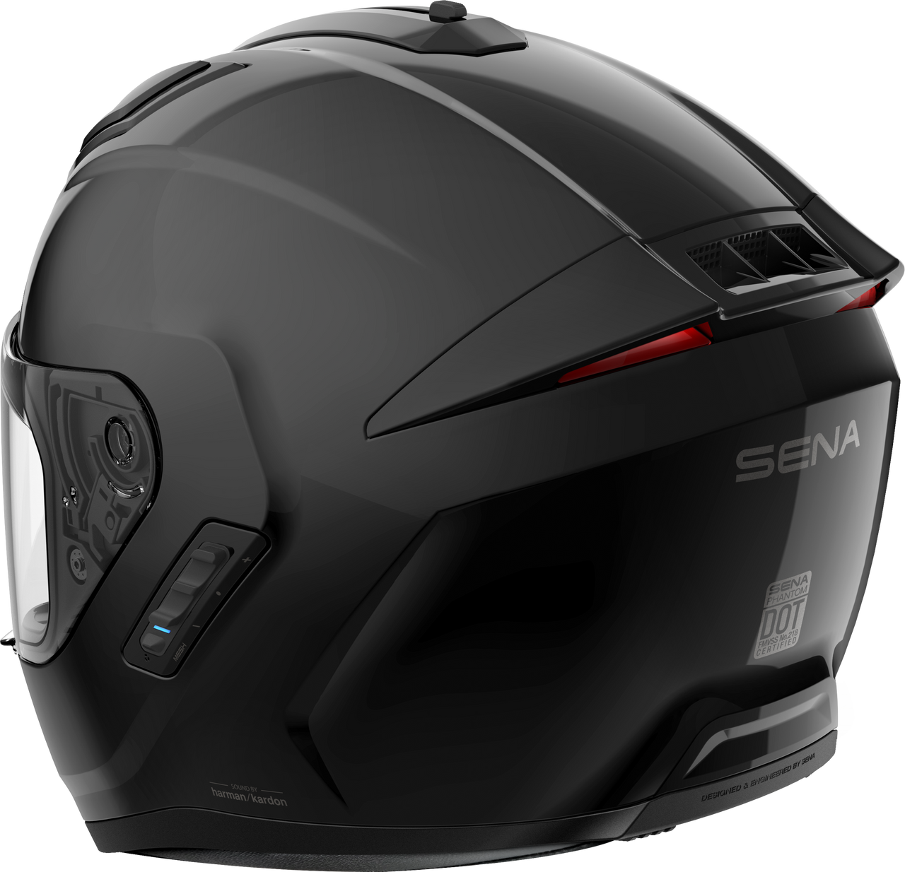 Sena #PHANTOMANC-MB00L3 - Phantom ANC FF Helmet Mesh Matte Black LG