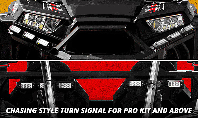 XK Glow #XK-DT-PRO - PRO Plug-and-play Turn Signal KIT