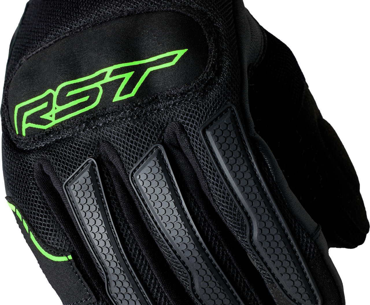 RST #103182NEO-11 - S1 Mesh CE Glove Black/Neon Green XL