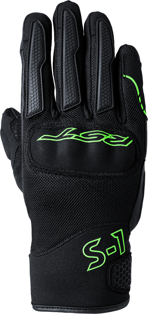 RST #103182NEO-12 - S1 Mesh CE Glove Black/Neon Green 2XL