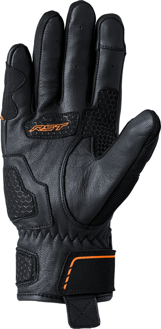 RST #103182ORG-09 - S1 Mesh CE Glove Black/Neon Orange MD