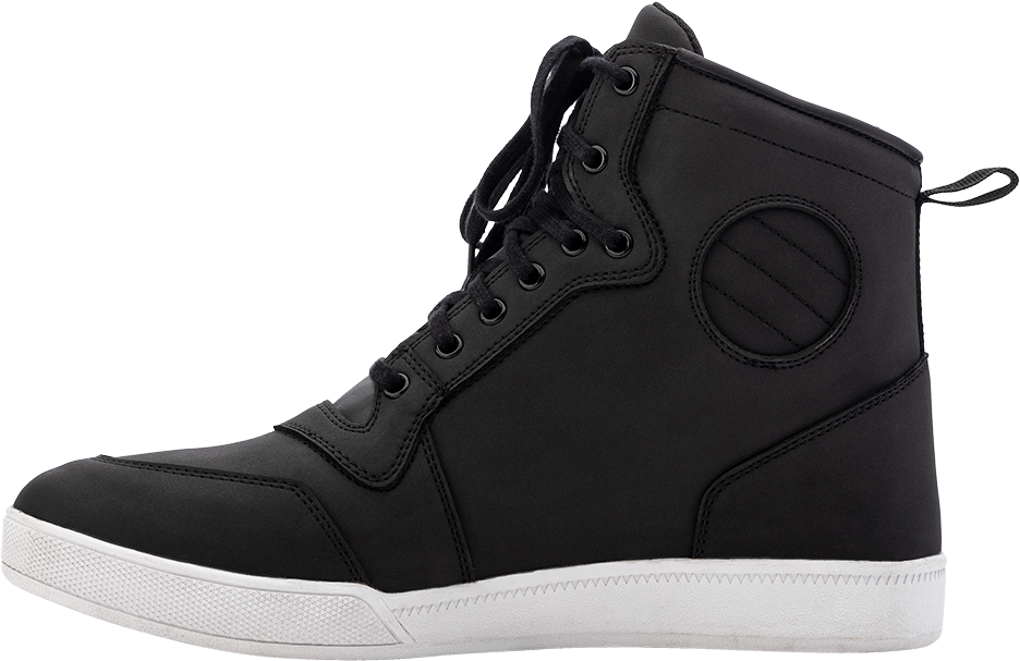 RST #103126BLK-38 - Womens Hitop Moto CE WP Shoe Black 7