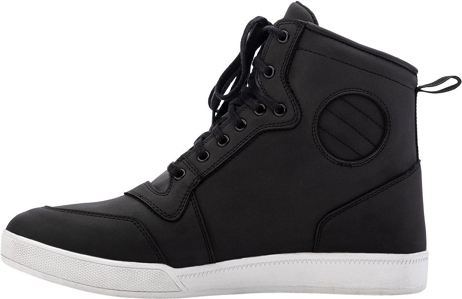 RST #103126BLK-39 - Womens Hitop Moto CE WP Shoe Black 8