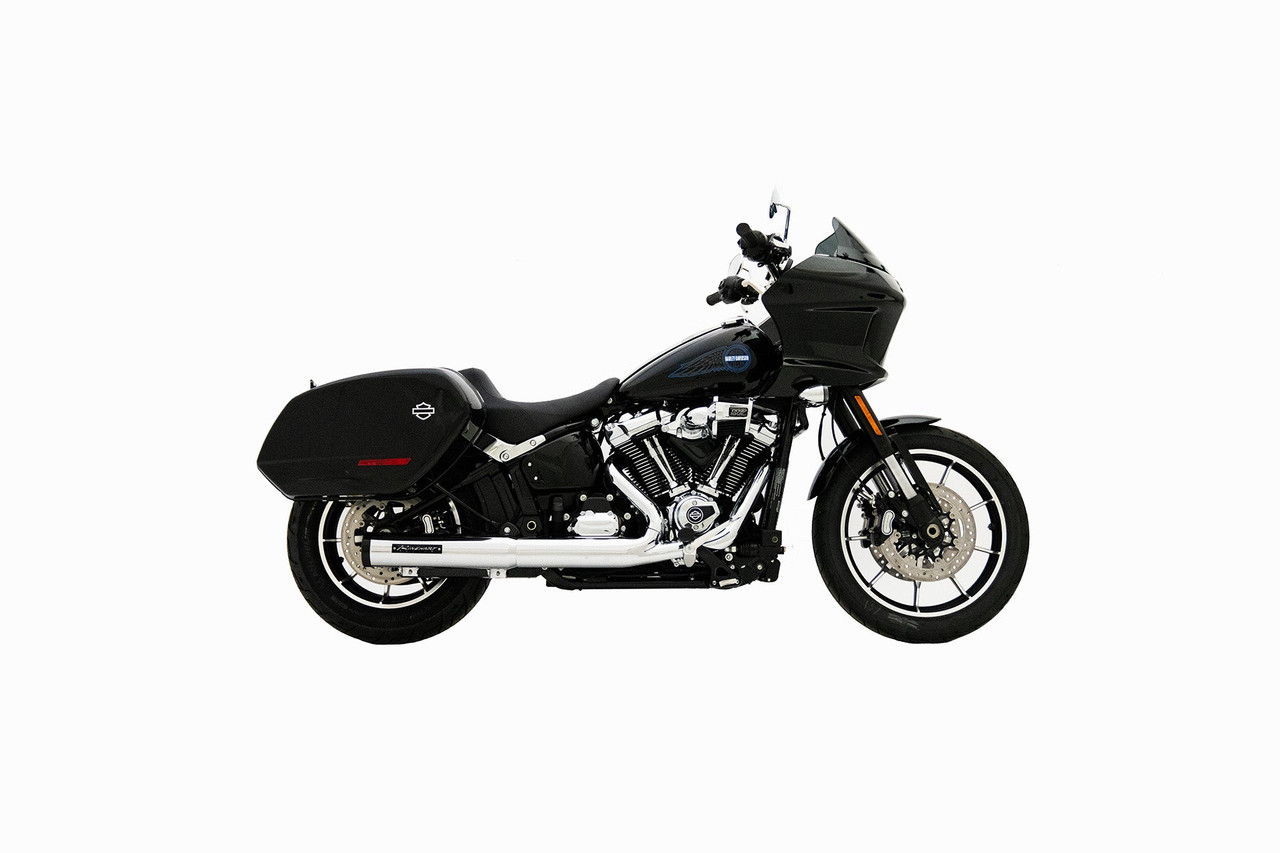 Rinehart Racing 500-1251 - 4" HP40 2-into-1 Slip-On for 2025-Later Softail - Black