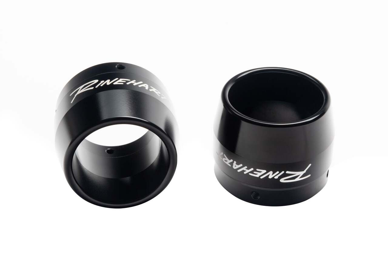 Rinehart Racing 100-0118 - 3.5" Standard End Cap - Black Replacement End Cap (single)