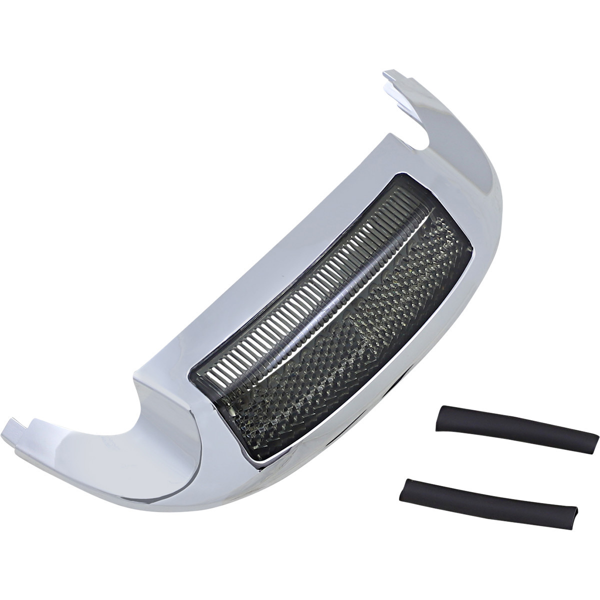Custom Dynamics #GEN-FT-AS - LED Front Fender Tip - Amber LED/Smoke Lens - Chrome