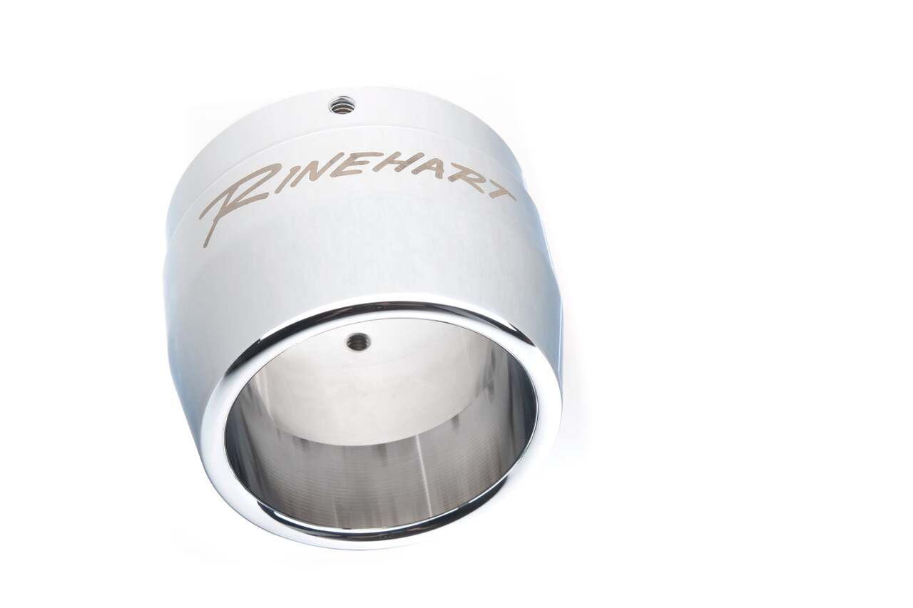 Rinehart Racing 100-0117 - 3.5" Standard End Cap - Chrome Replacement End Cap (single)