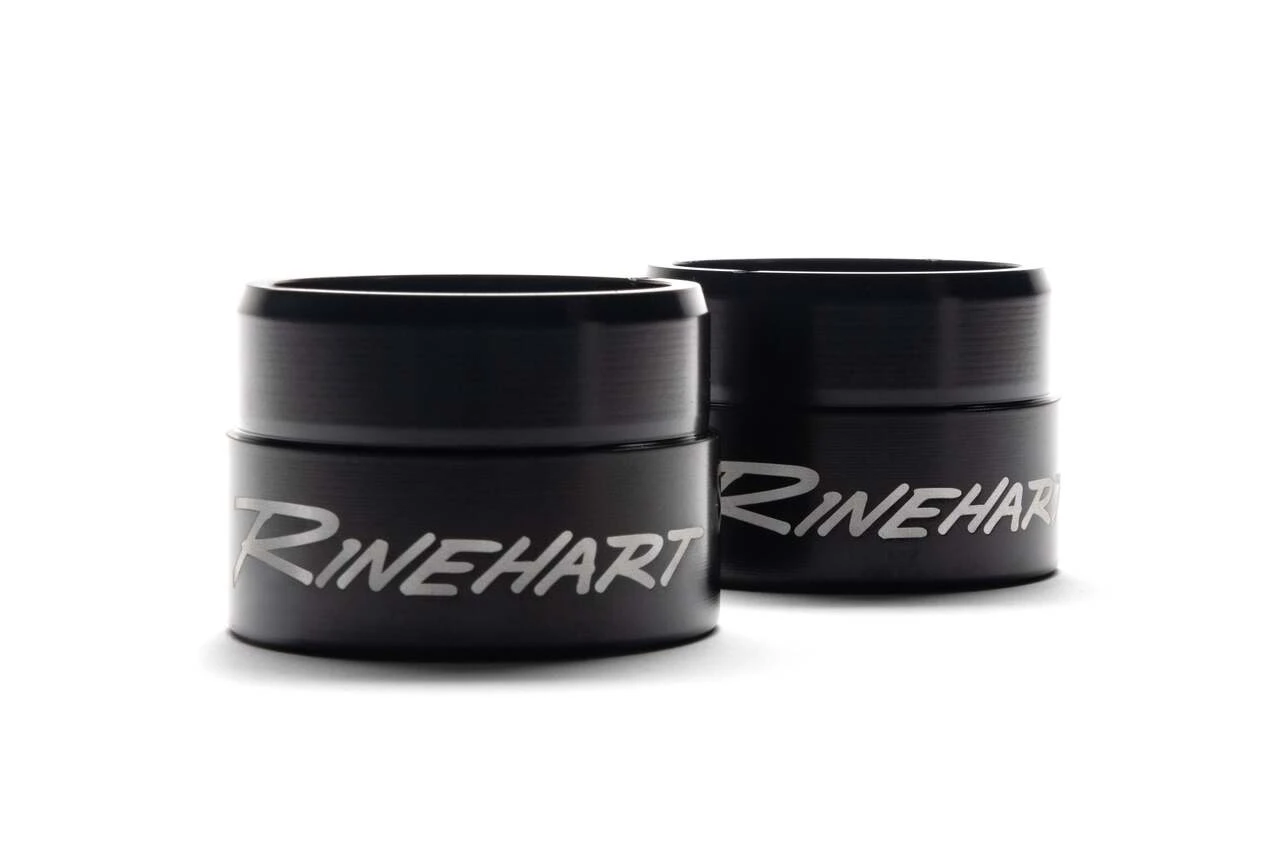 Rinehart Racing 400-0401 - 2.5" Standard End Cap - Black Replacement End Cap (single)