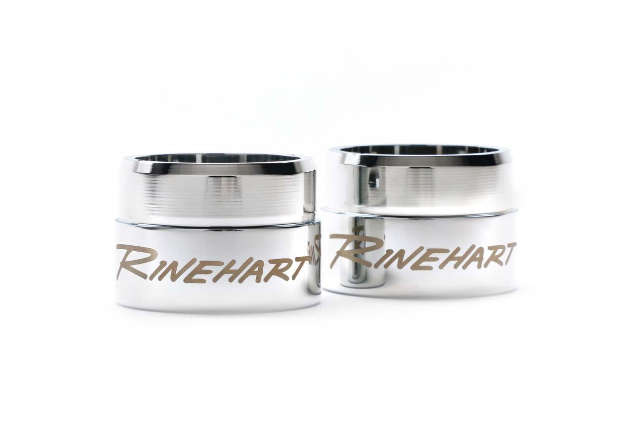 Rinehart Racing 400-0401 - 2.5" Standard End Cap - Black Replacement End Cap (single)