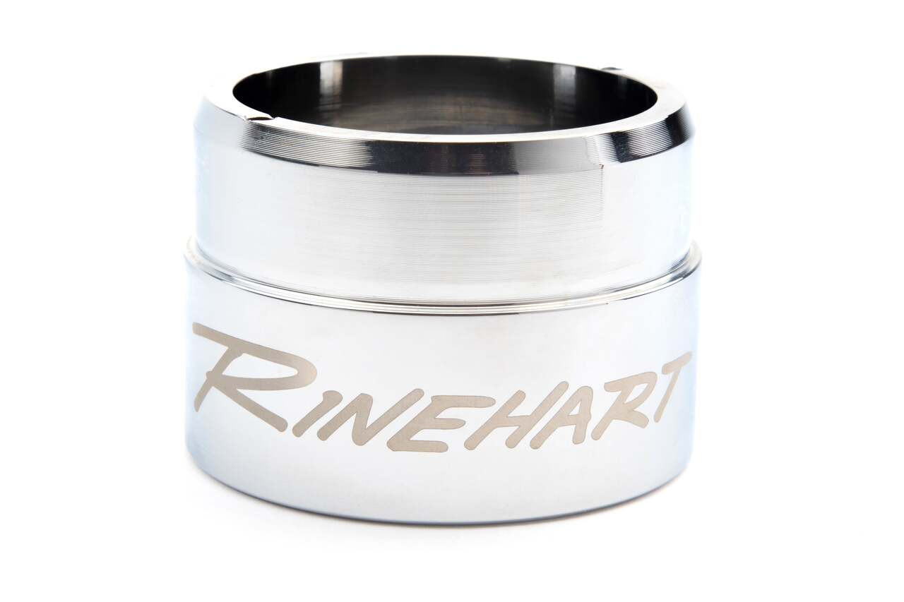 Rinehart Racing 400-0400 - 2.5" Standard End Cap - Chrome Replacement End Cap (single)