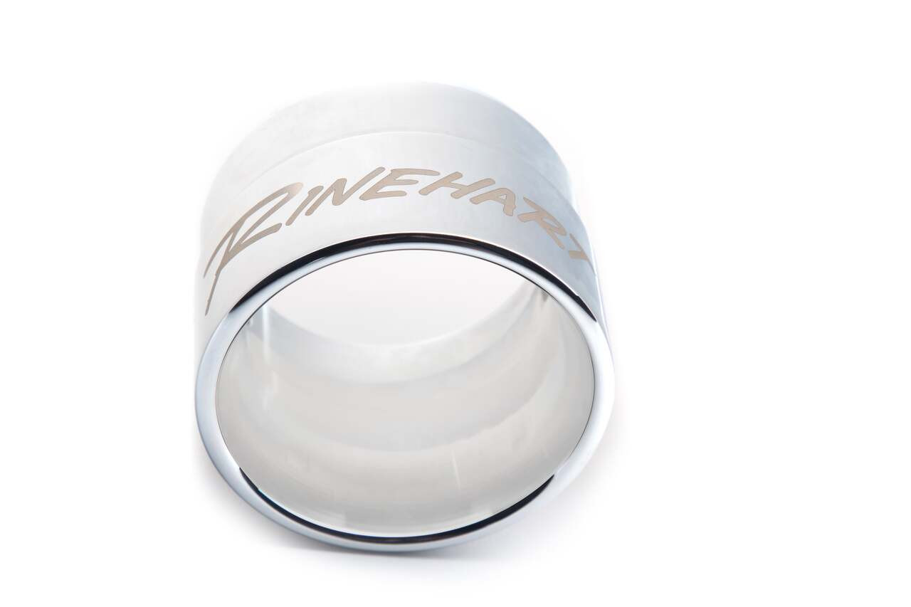 Rinehart Racing 400-0400 - 2.5" Standard End Cap - Chrome Replacement End Cap (single)