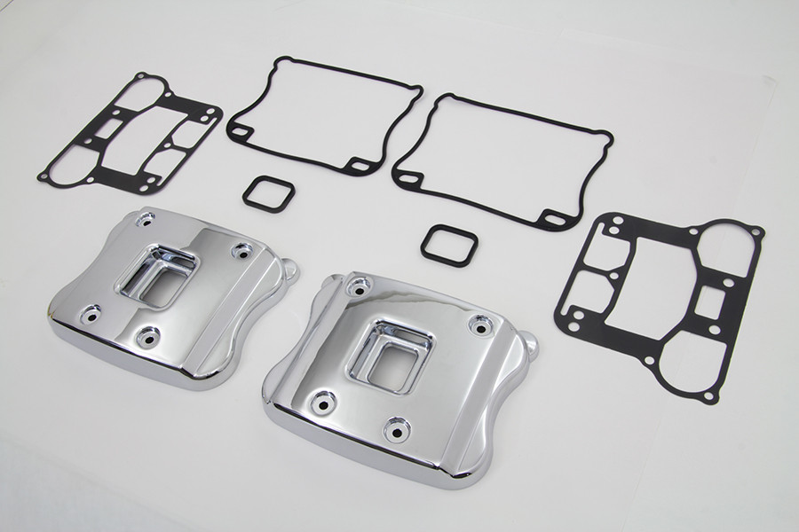 Motorshop #021800 - Smooth Rocker Box Cover Set