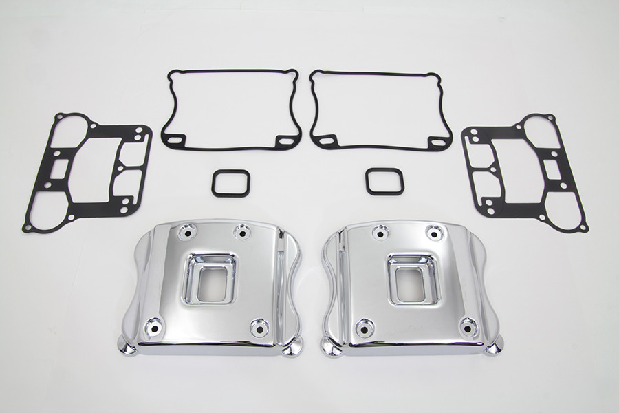 Motorshop #021800 - Smooth Rocker Box Cover Set