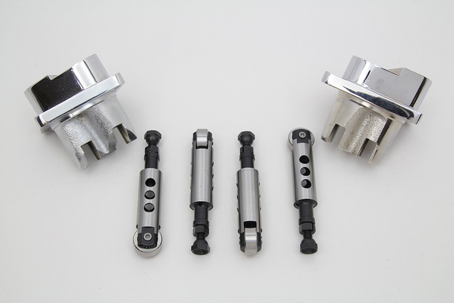 Motorshop - Chrome Tappet Block and Tappet Kit