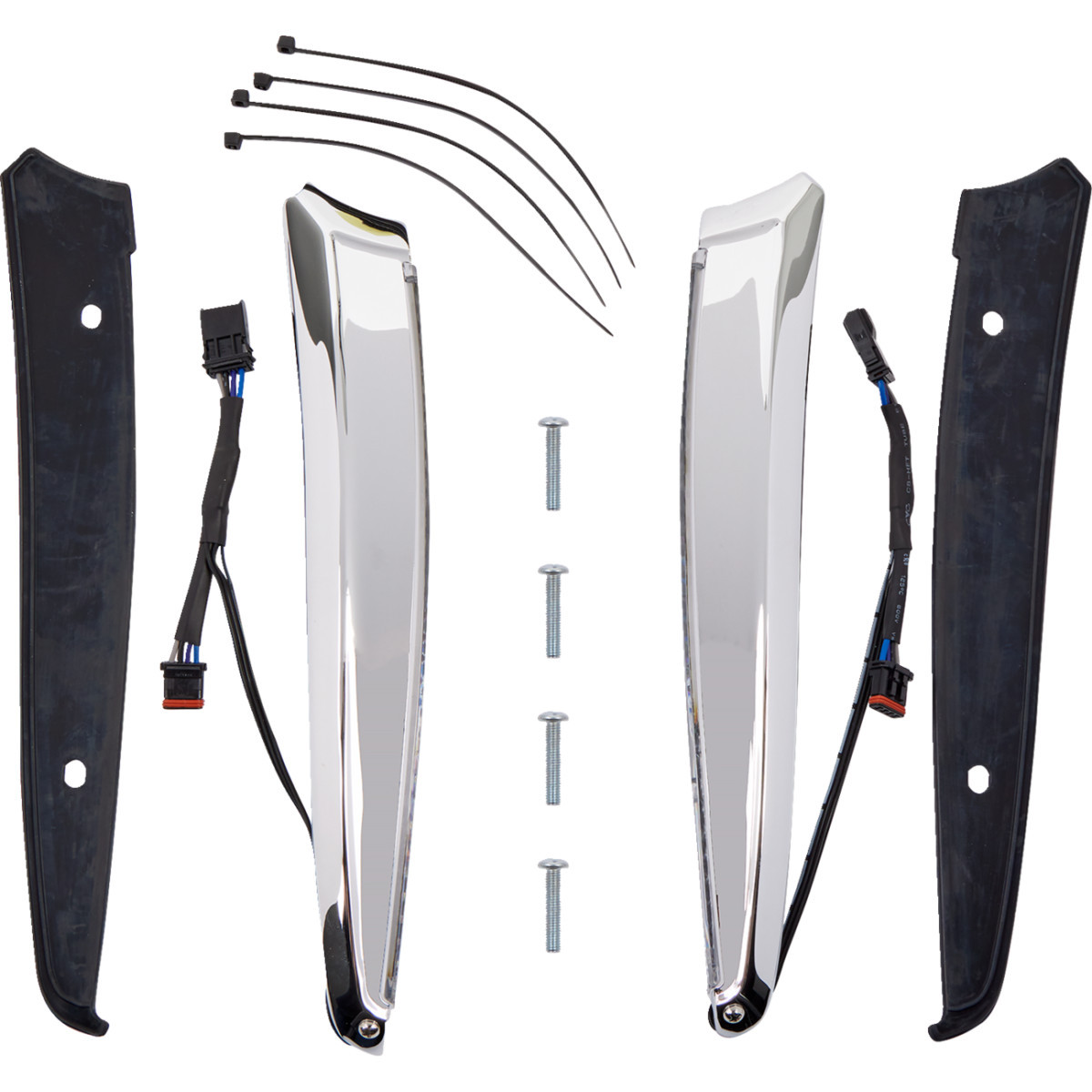 Ciro #11050 - LED Windshield Trim - Chrome - FLTR