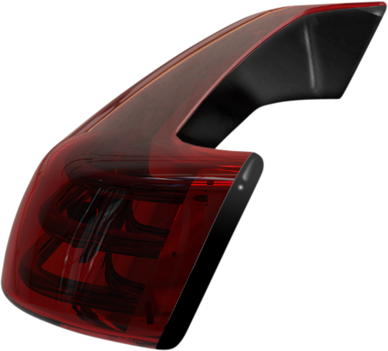 Saddlebag Lights - BCM - Chrome/Red