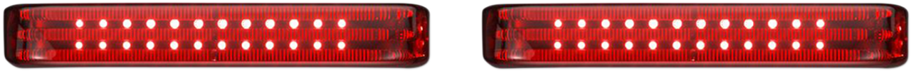 Saddlebag Lights - Black/Red