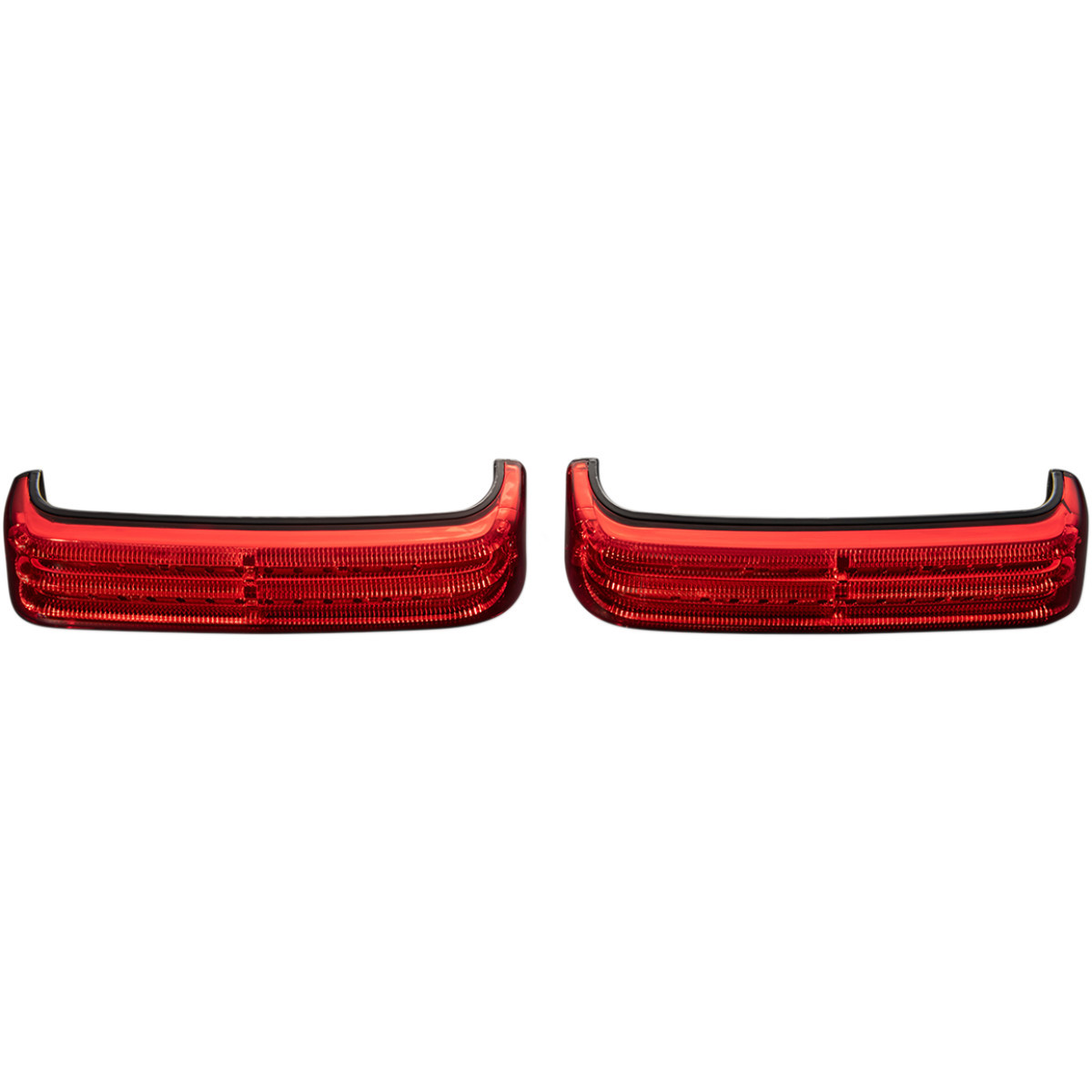 Custom Dynamics #PB-SB-SS6-BR - Saddlebag Lights - SS6 - Black/Red